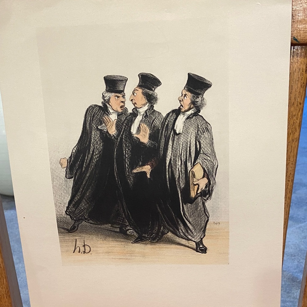Reproduction of Hogarth print